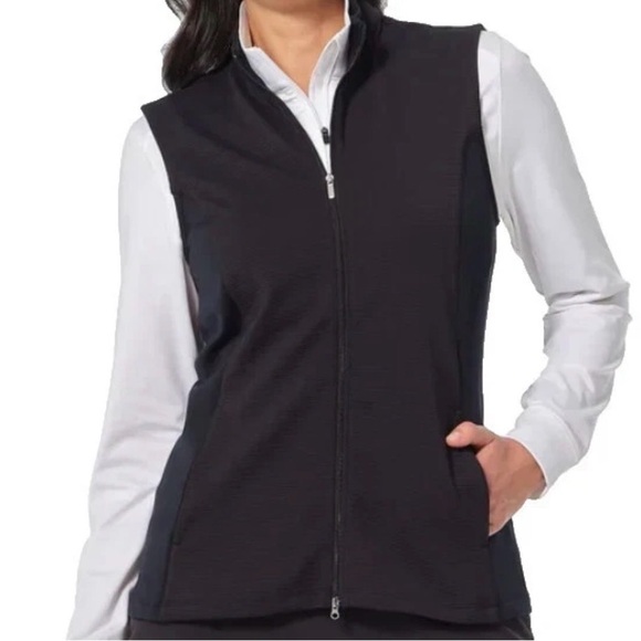 Greg Norman Collection Jackets & Blazers - Greg Norman Collection Black Vest